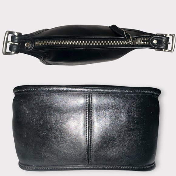VTG Coach Janice Legacy Bag 9950 Black Leather Nickel Convertible Y2K Dominican - Picture 8 of 10